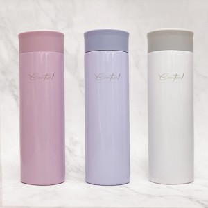 NCU校徽款療癒系304輕巧保溫瓶300mL_粉紫/粉藍/珍珠白