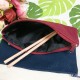 【團購商品，10個起做】【松果掉了】NCU簡約生活布標帆布筆袋_酒紅(完售)/米白/丈青/墨綠(可混色)