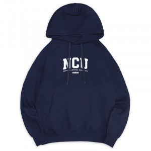 NCU經典款刷毛帽T_深藍