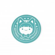 NCU果果好禮－陶瓷吸水杯墊_圓形綠色