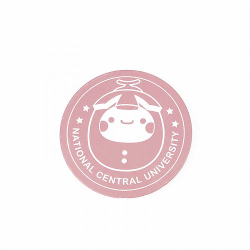NCU果果好禮－陶瓷吸水杯墊_圓形粉色