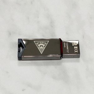 【團購商品，10個起做】中大鏡面金屬款威剛ADATA隨身碟64G