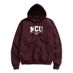 【最後1件M號】NCU Champion美式風格帽T_酒紅