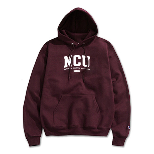 【最後1件M號】NCU Champion美式風格帽T_酒紅