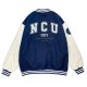 NCU經典款美式棒球外套_ 深藍