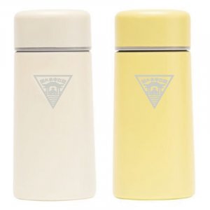 【團購商品，10件起做】NCU輕巧口袋保溫杯150mL_米白/鵝黃