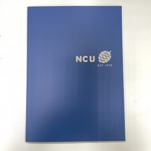 NCU深藍燙銀筆記本(A5)