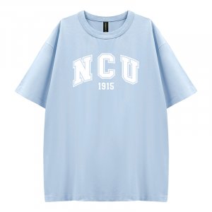 NCU好涼的寬版短T_蘇打冰(藍)