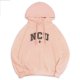 【預購至11/11，11/30陸續出貨】NCU 冬日輕甜系落肩帽T_奶霜白