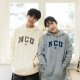 【預購至11/11，11/30陸續出貨】NCU 冬日輕甜系落肩帽T_奶霜白