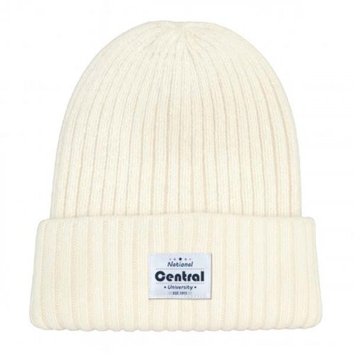 【2025新品上市】NCU經典織標QQ毛帽_米白