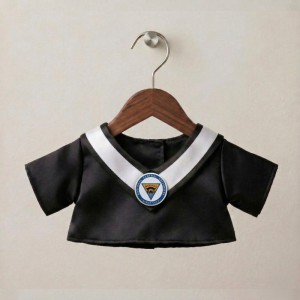 【玩偶配件包】NCU領巾學士服_白（不含玩偶）