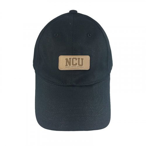 NCU皮革標老帽_黑