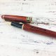 【絕版出清，售完不補】中大紅木鋼珠筆&紅木書籤禮盒