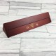 【中央敦煌書局獨賣】NCU多功能三角實木收納盒(紅木)-可加購鋼珠筆成禮盒