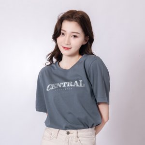 NCU經典款慕夏純棉短T_夏夜藍